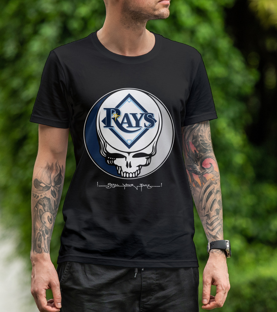 GRATEFUL DEAD Tampa Bay Rays Steal Your Face T-Shirt