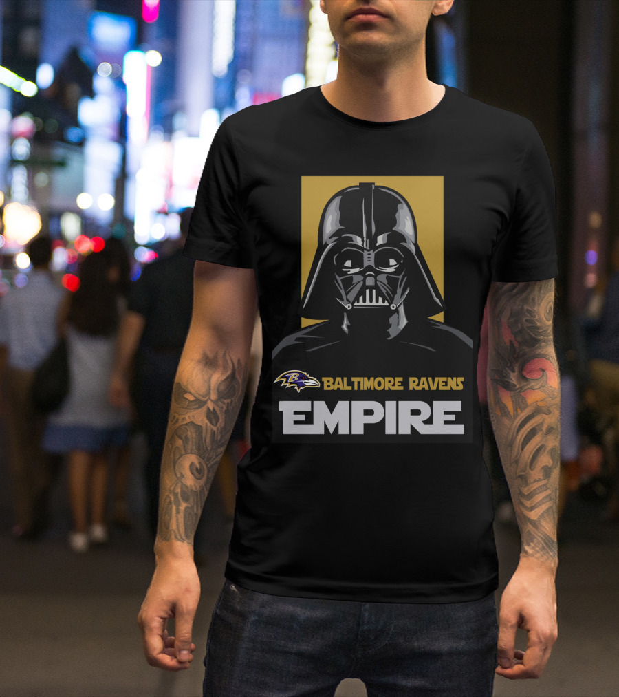 Baltimore Ravens Empire Darth Vader Ravens T-Shirt