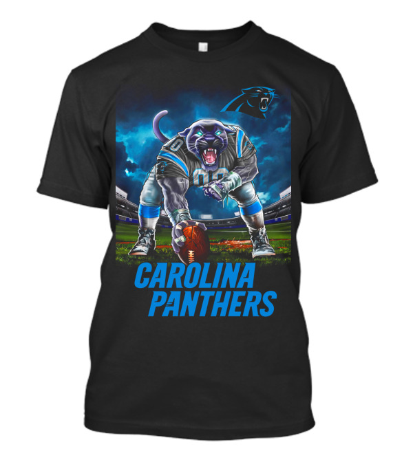Carolina Panthers 3 Point Stance Nfl Stadium Panther T-Shirt