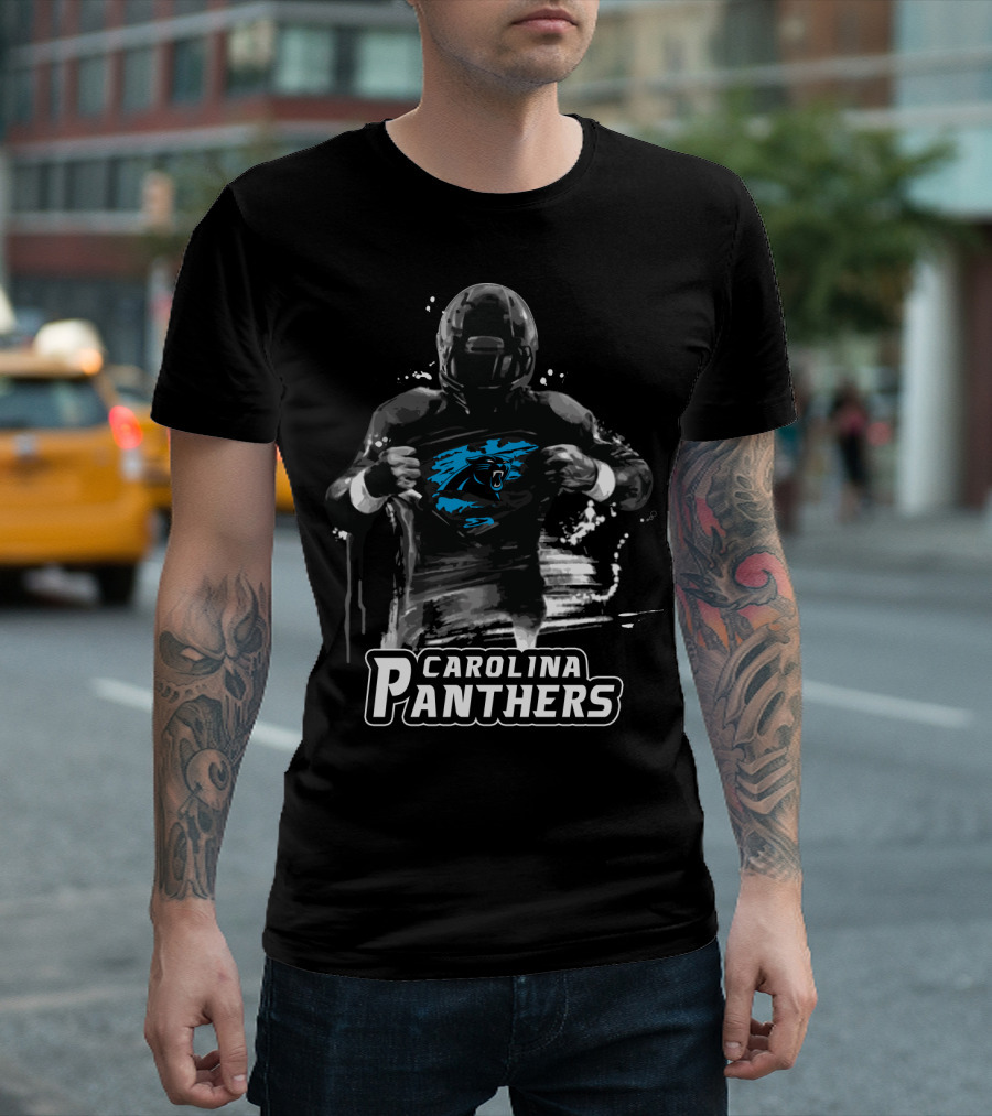 Carolina Panthers Football Superhero T-Shirt