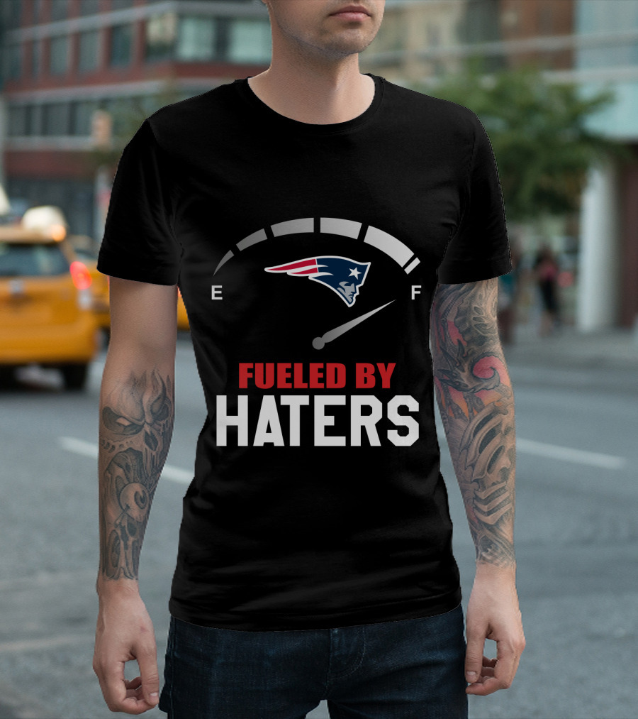 New England Patriots Fueled By Haters Gauge T-Shirt