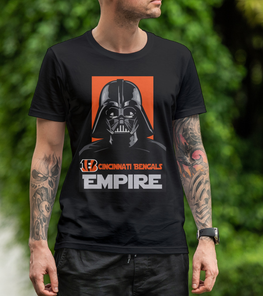 Cincinnati Bengals Darth Vader Empire T-Shirt
