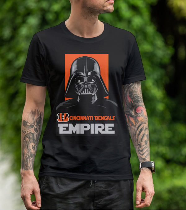 Cincinnati Bengals Darth Vader Empire T-Shirt