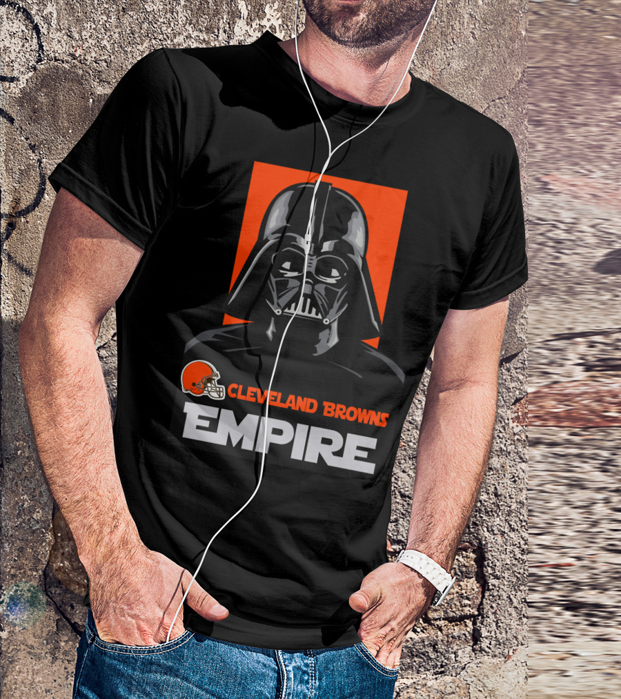 Cleveland Browns Empire Darth Vader Helmet T-Shirt