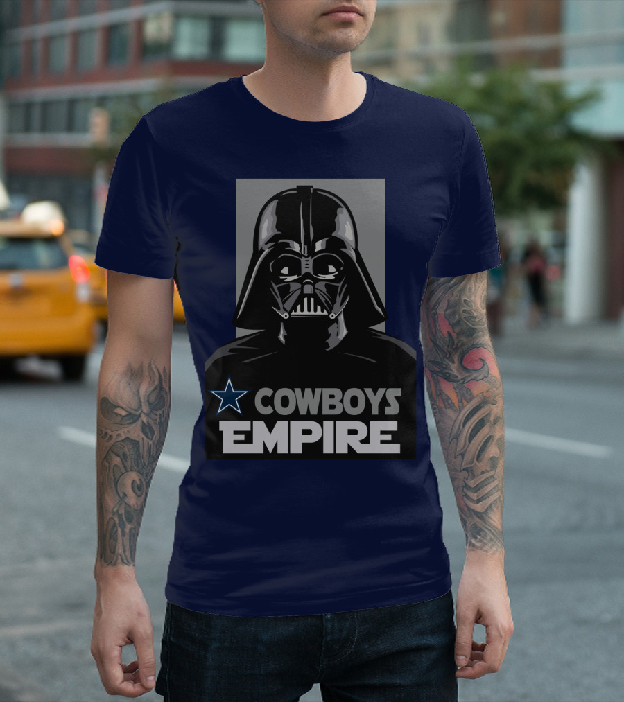 Cowboys Empire Darth Vader Star Wars Dallas Cowboys Star T-Shirt