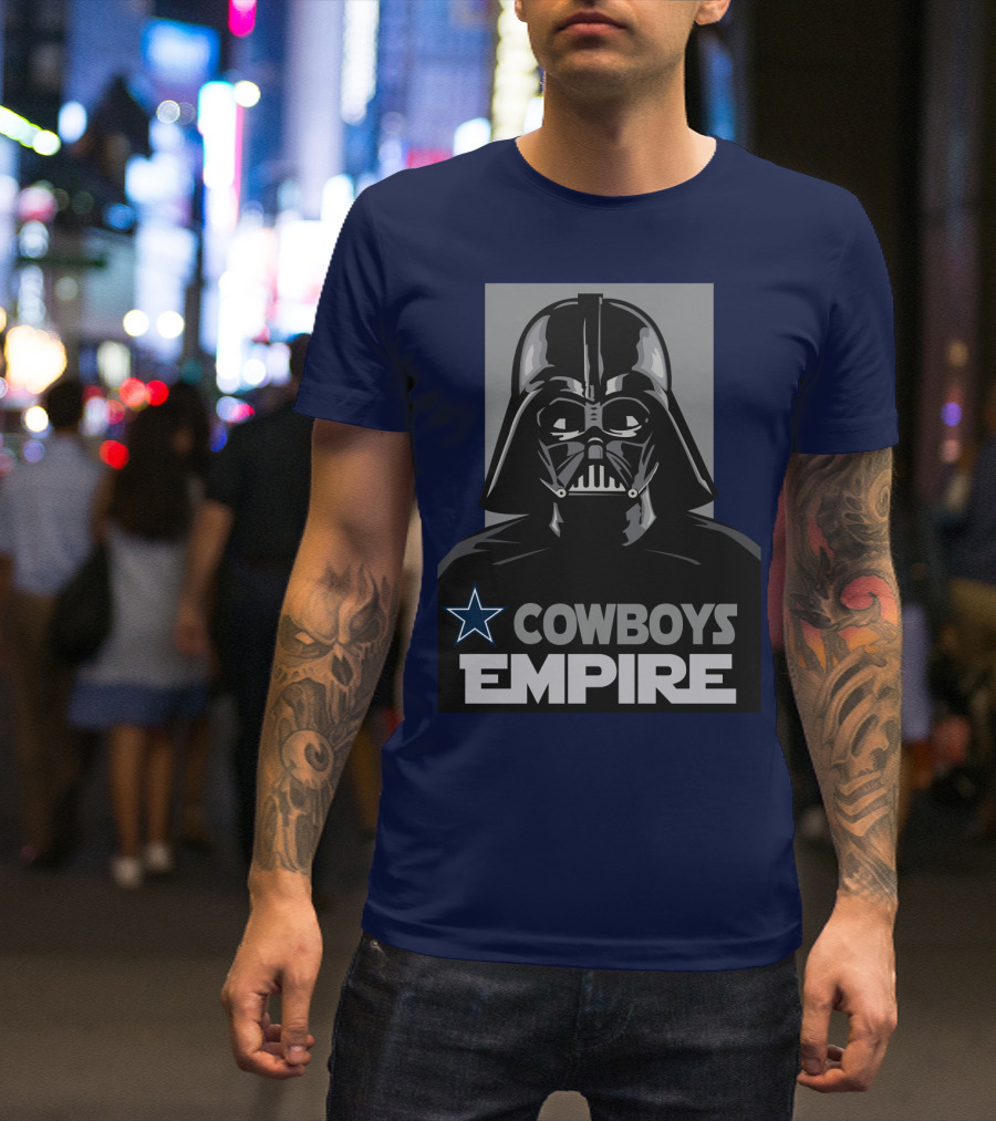 Cowboys Empire Darth Vader Star Wars Dallas Cowboys Star T-Shirt