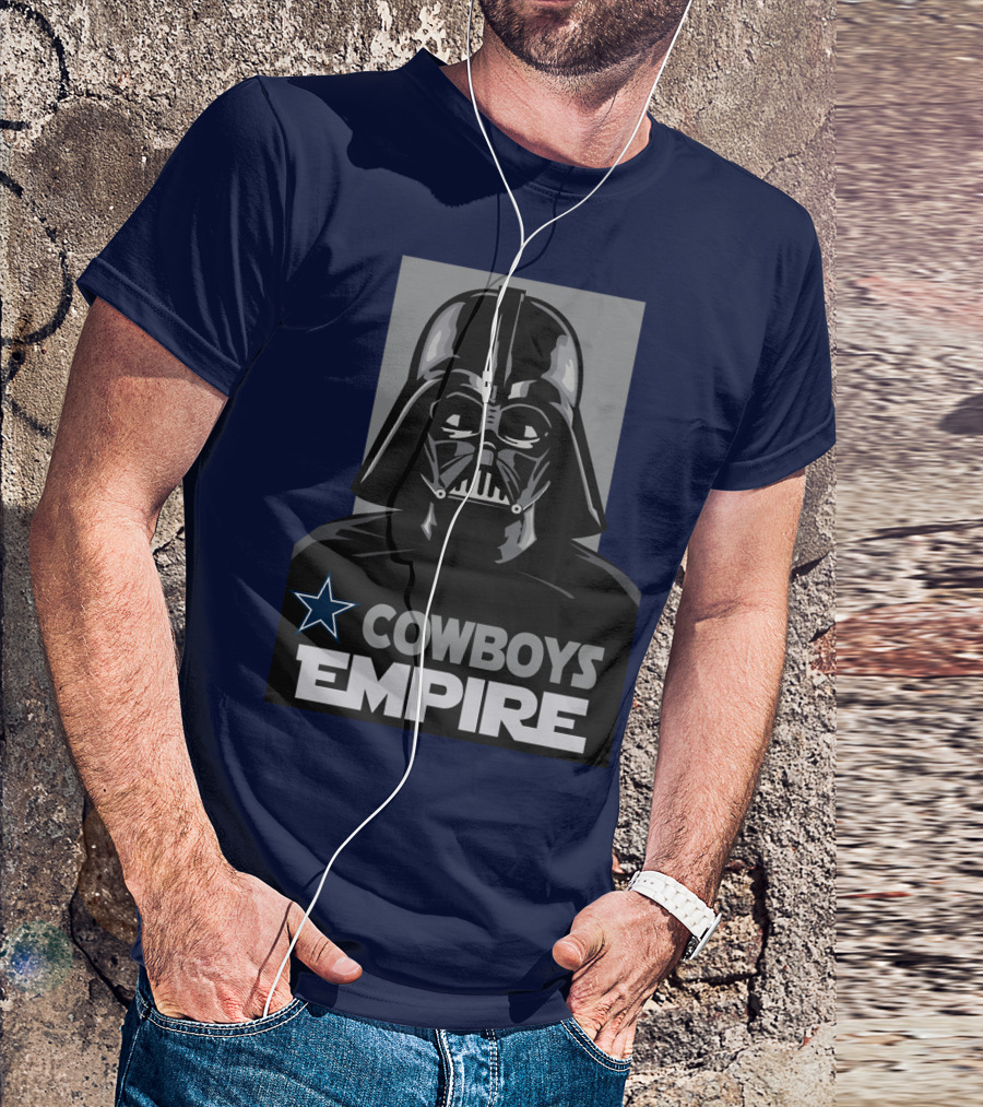 Cowboys Empire Darth Vader Star Wars Dallas Cowboys Star T-Shirt