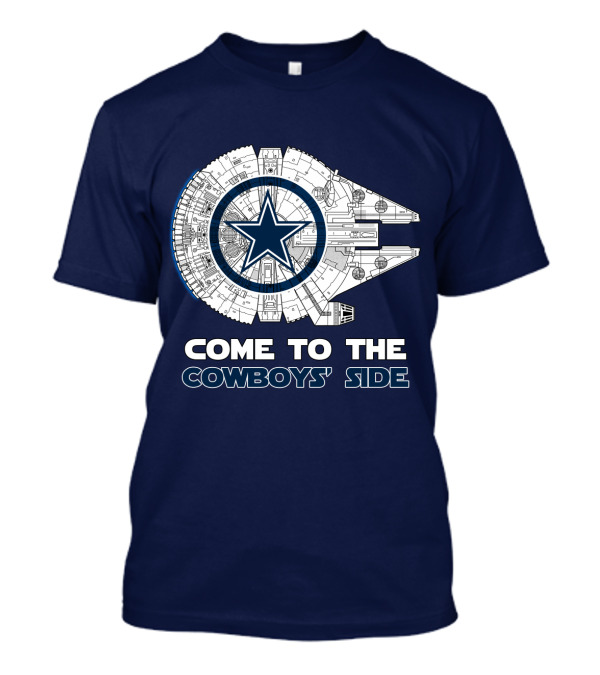 Come To The Cowboys' Side Millennium Falcon Star Cowboys T-Shirt