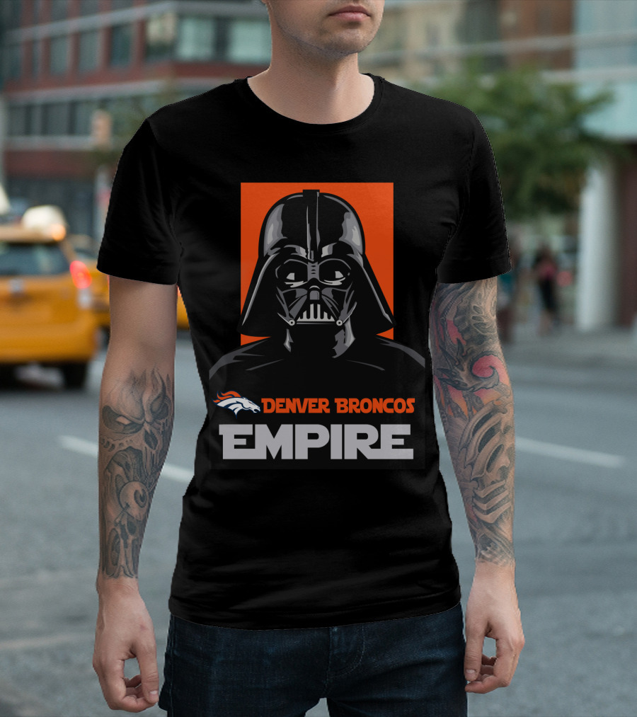 Denver Broncos Empire Darth Vader Broncos T-Shirt
