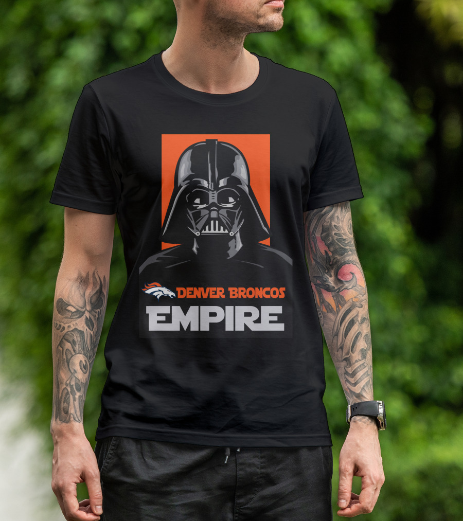 Denver Broncos Empire Darth Vader Broncos T-Shirt