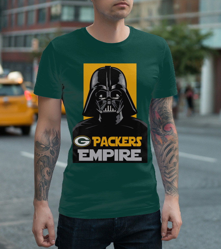 Packers Empire Darth Vader Green Bay T-Shirt