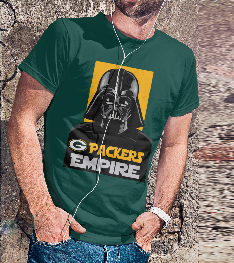 Packers Empire Darth Vader Green Bay T-Shirt