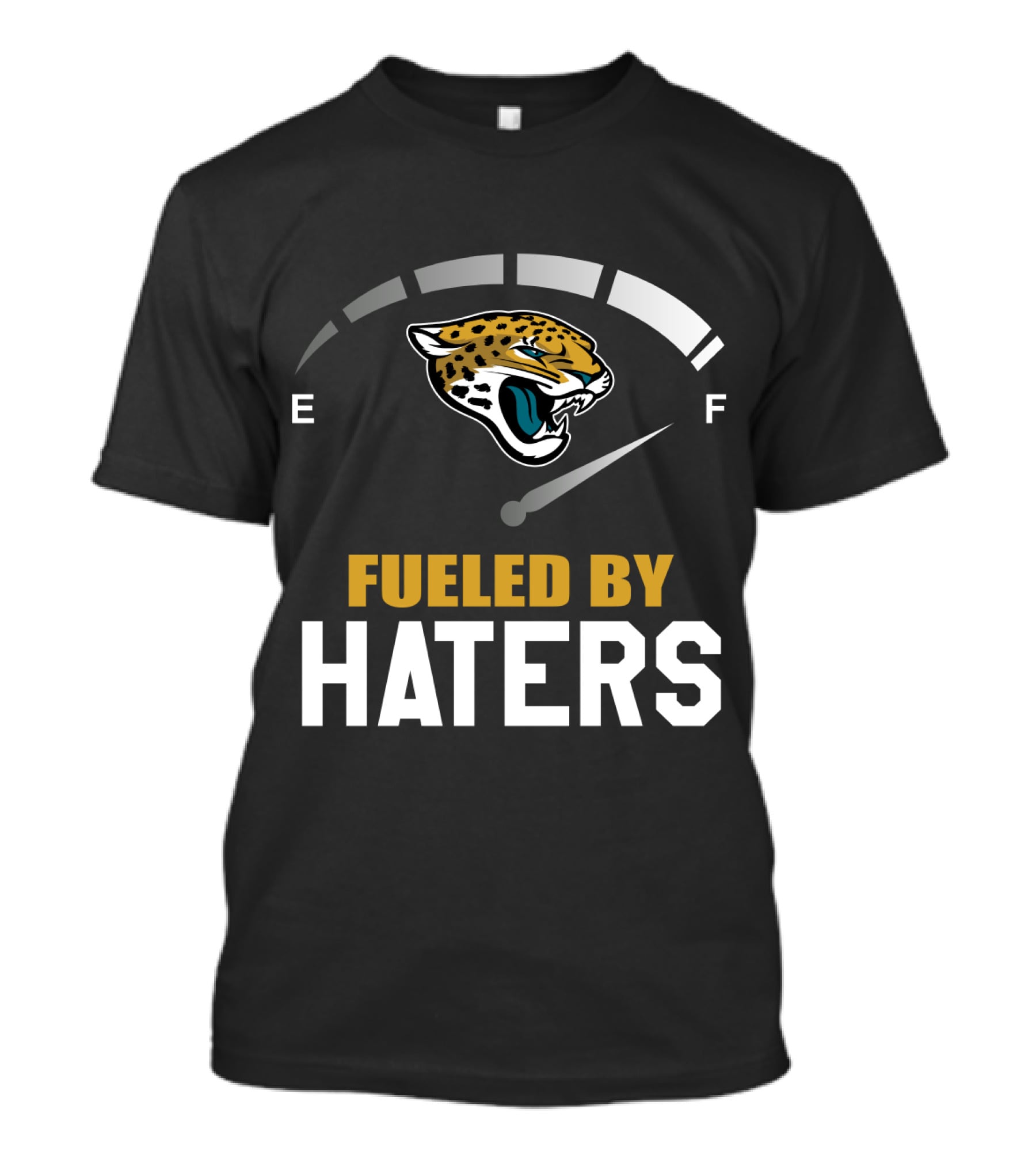 Fueled By Haters Jacksonville Jaguars Motif T-Shirt