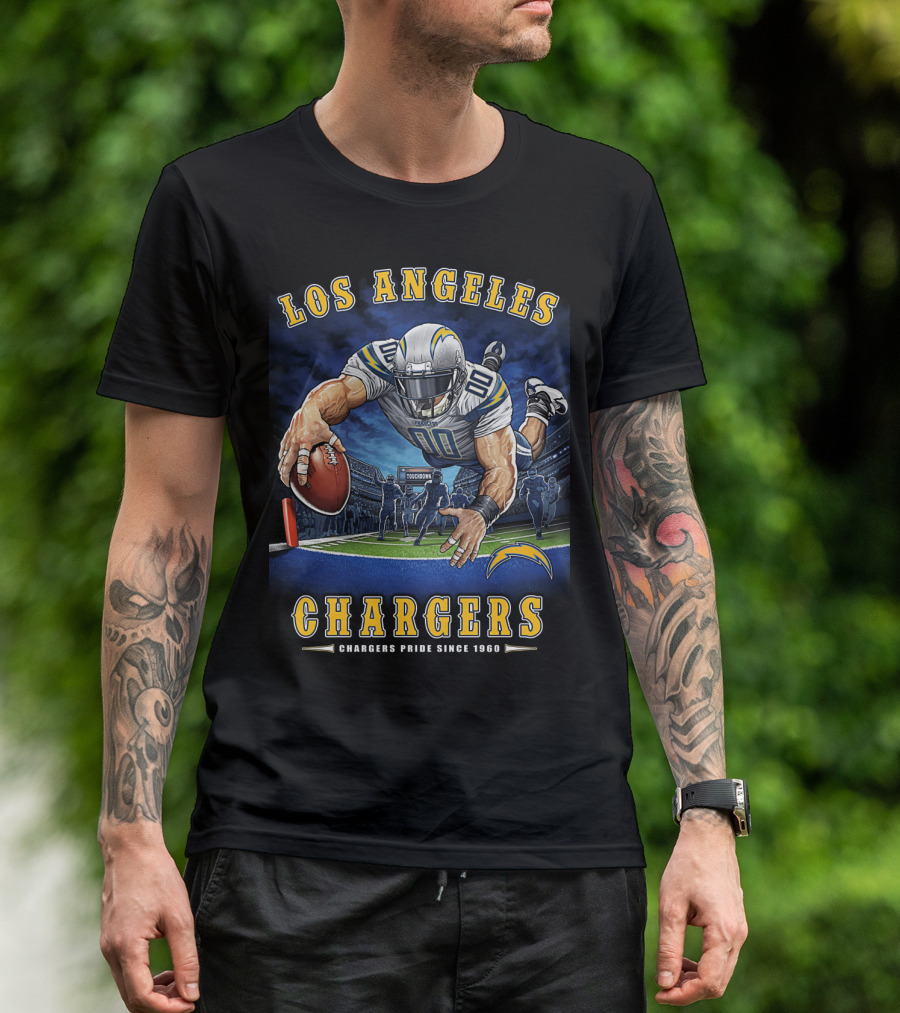 Los Angeles Chargers Touchdown Pride Since 1960 Nfl T-Shirt