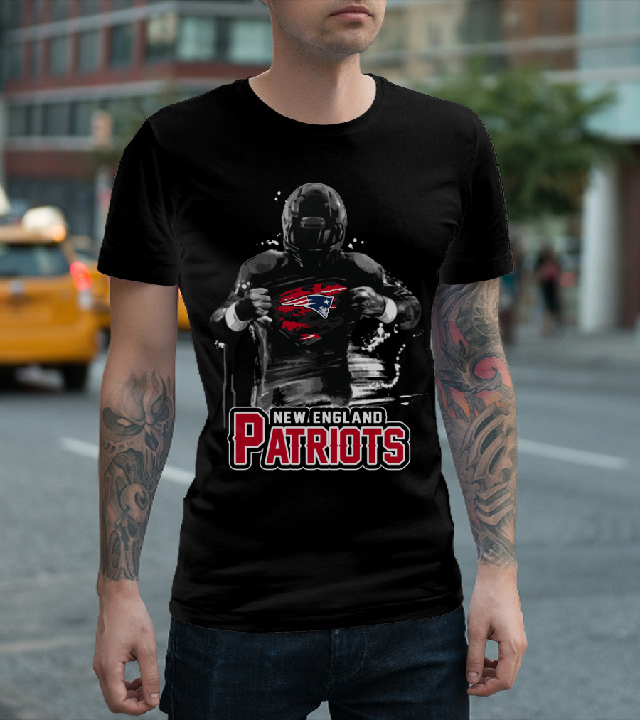 New England Patriots Football Superhero T-Shirt