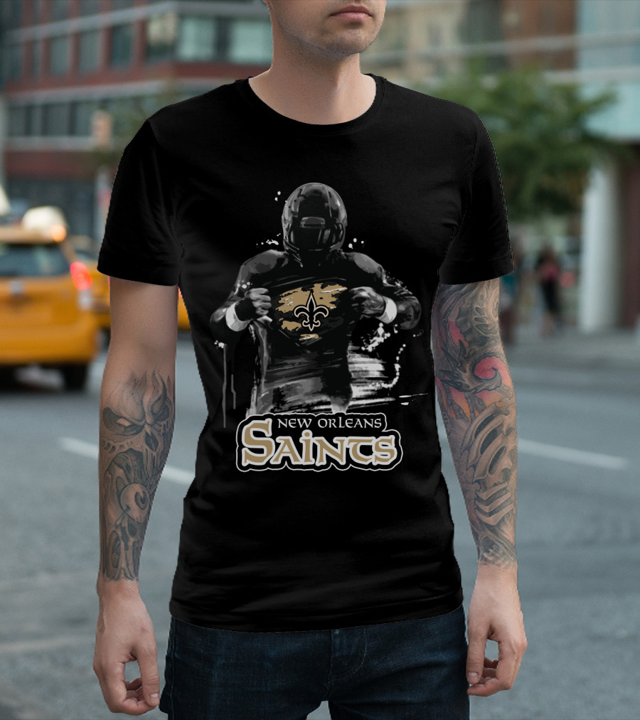 New Orleans Saints Football Hero Fleur-De-Lis T-Shirt