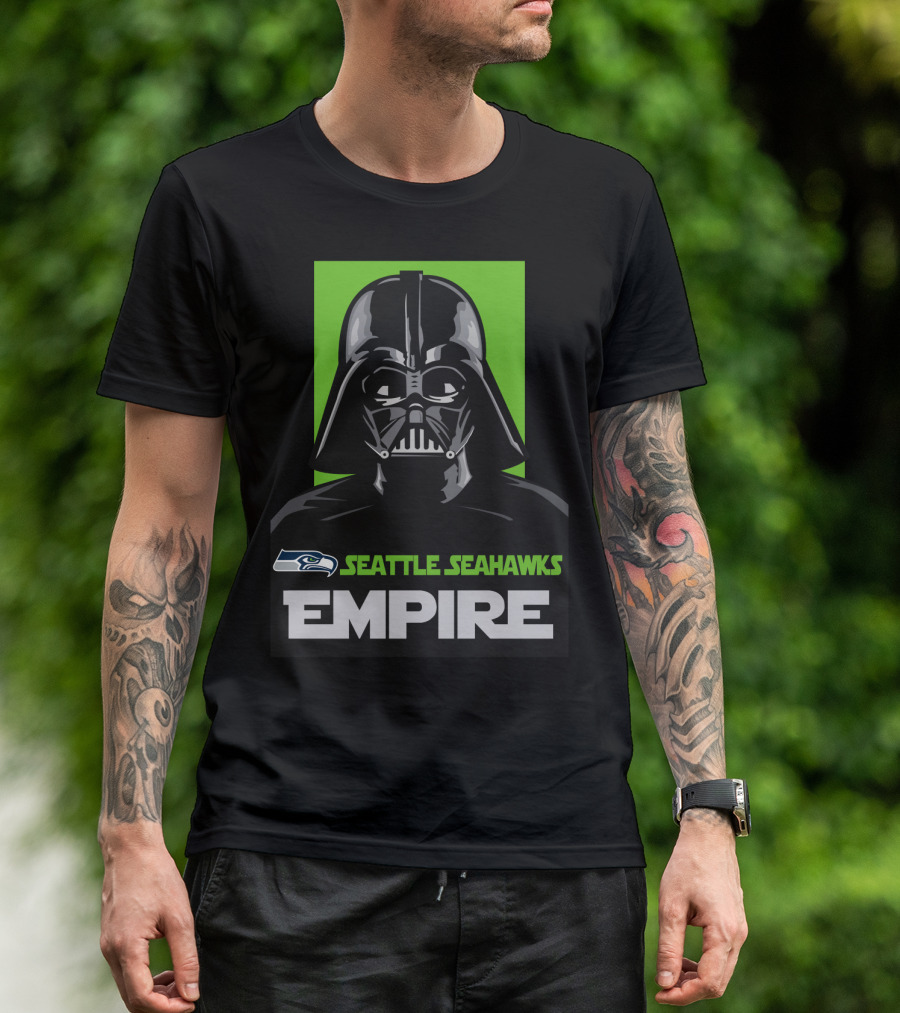 Seattle Seahawks Empire Darth Vader T-Shirt