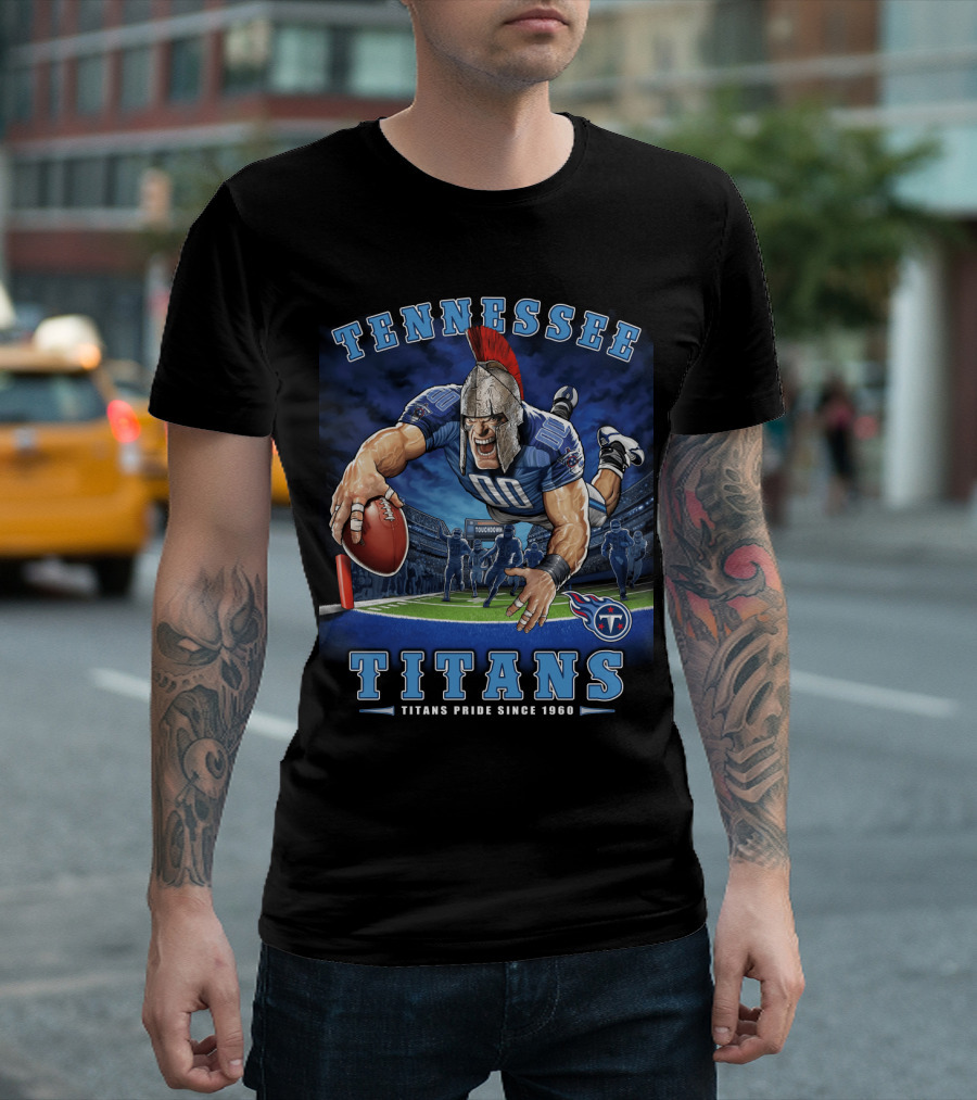 Tennessee Titans Pride Since 1960 End Zone Nfl T-Shirt