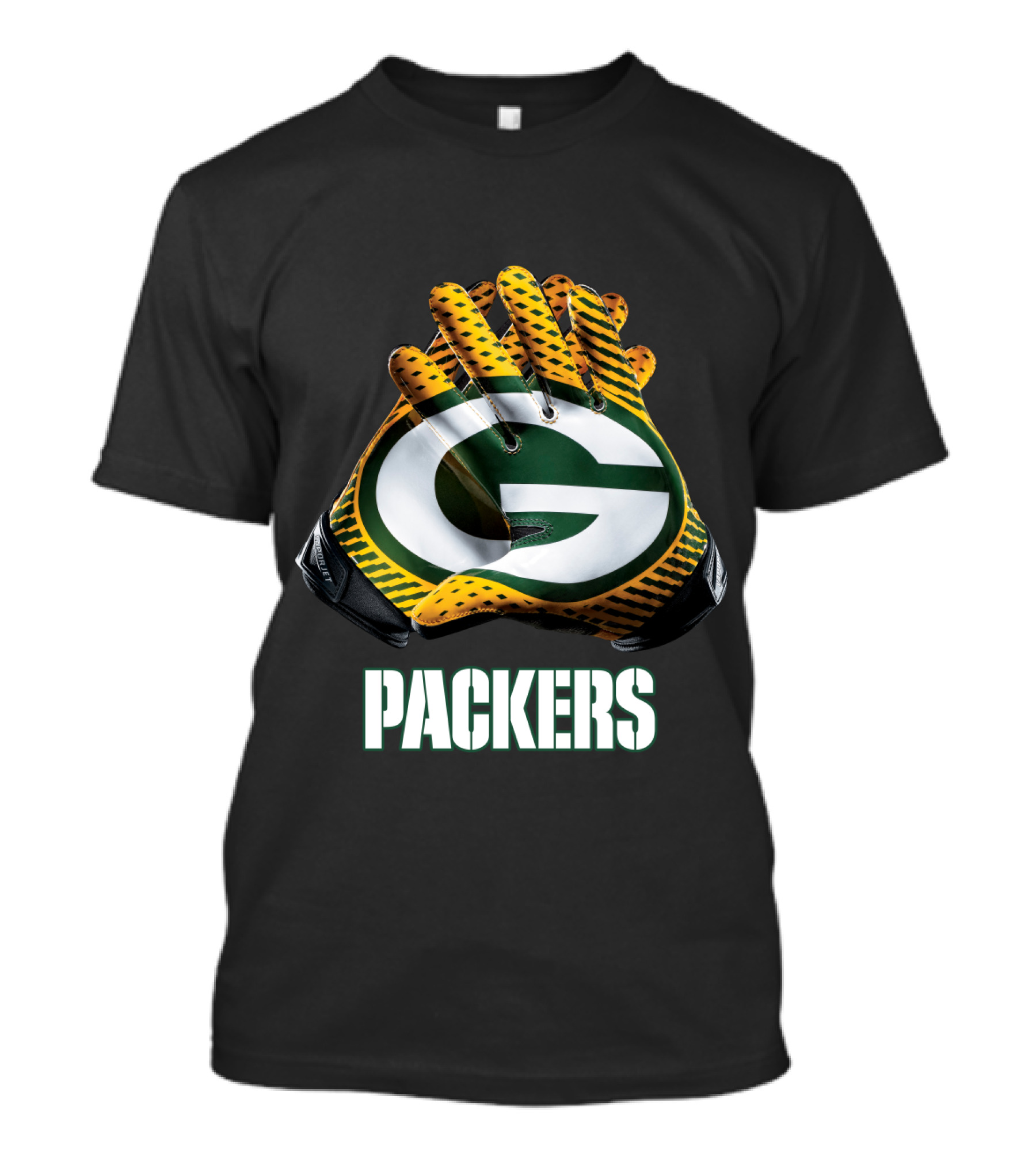 Packers Green Bay Nfl Gloves T-Shirt