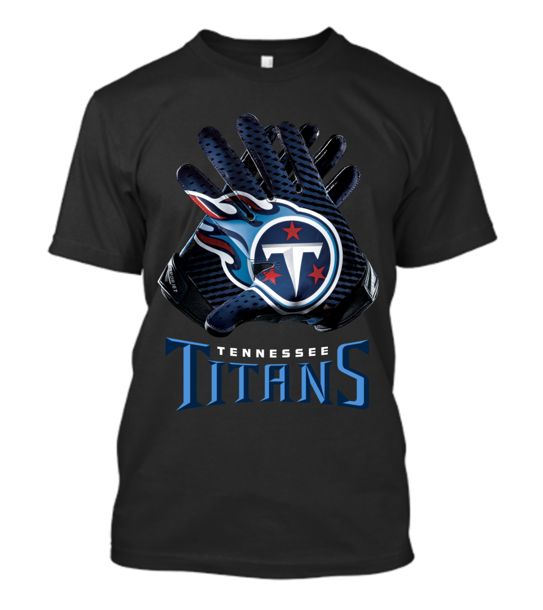 Tennessee Titans Nfl Gloves Team Logo Football Fan Gear T-Shirt