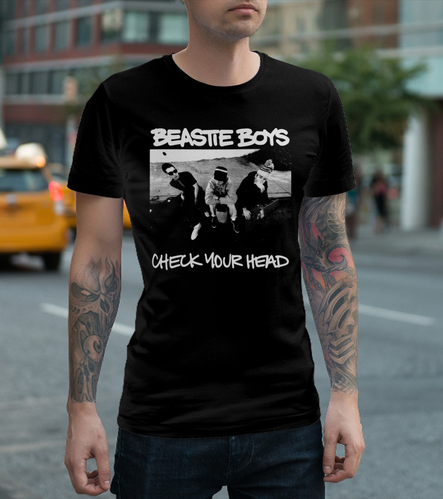 Beastie Boys Check Your Head Black And White Photo T-Shirt