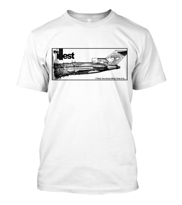 The Beastie Boys The Illest I Think You Know What Time It Is Plane Licensed To Ill T-Shirt