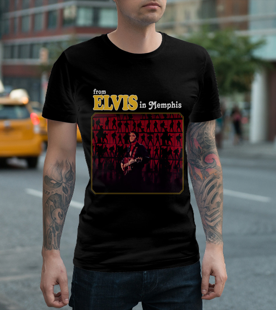 From Elvis In Memphis Silhouette Performance Image EVPL 04 T-Shirt