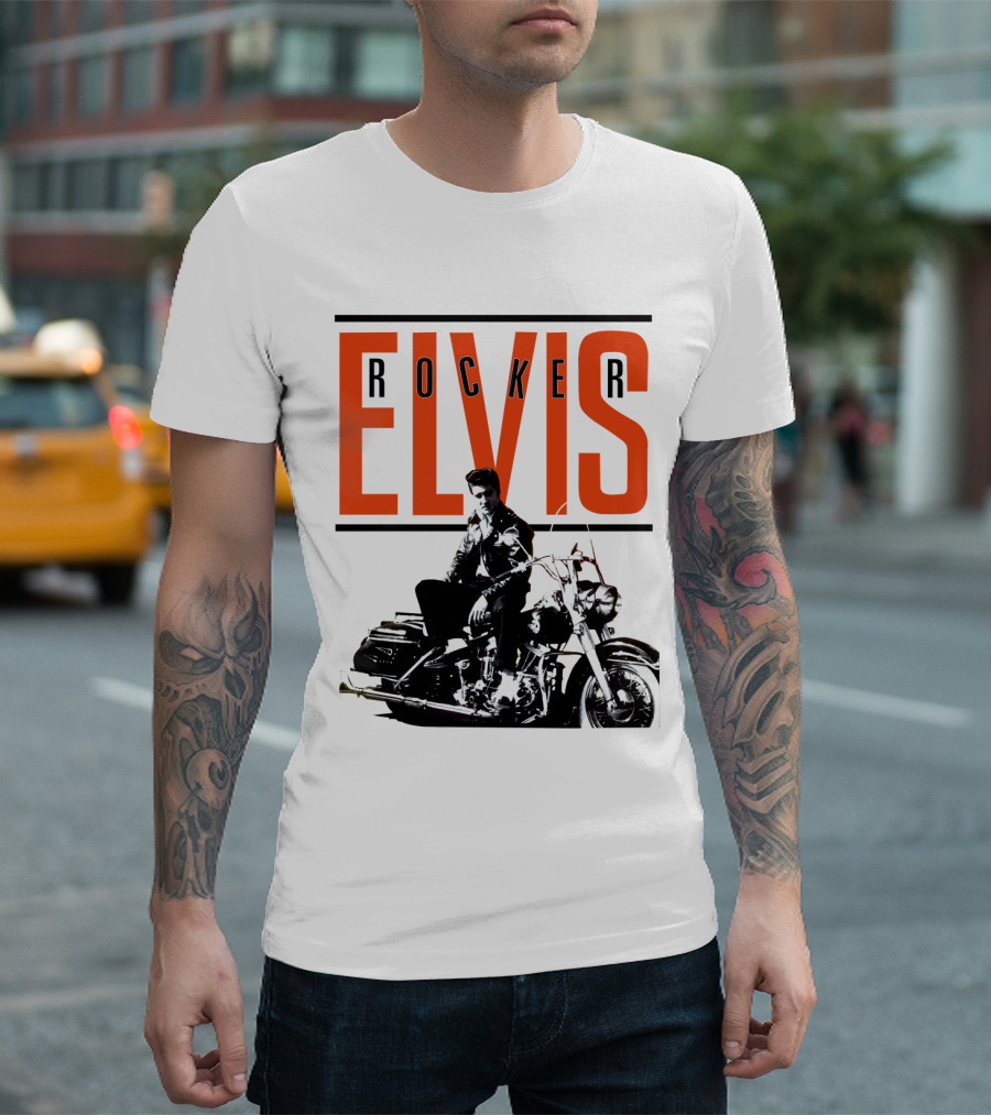ELVIS Rocker Motorcycle T-Shirt