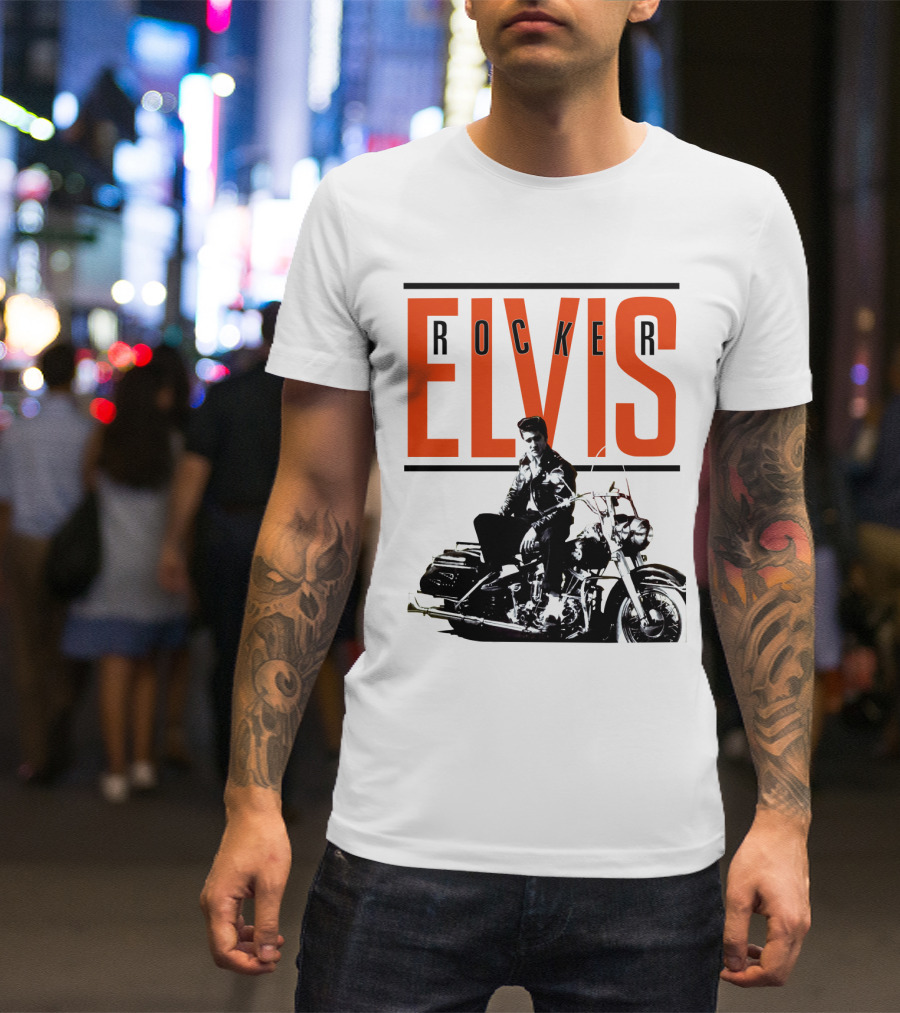 ELVIS Rocker Motorcycle T-Shirt