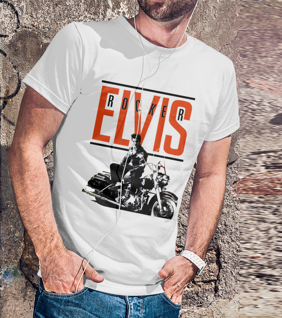 ELVIS Rocker Motorcycle T-Shirt
