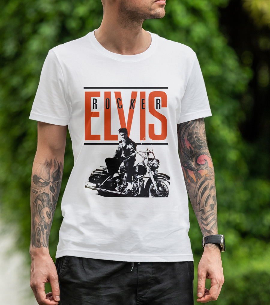 ELVIS Rocker Motorcycle T-Shirt
