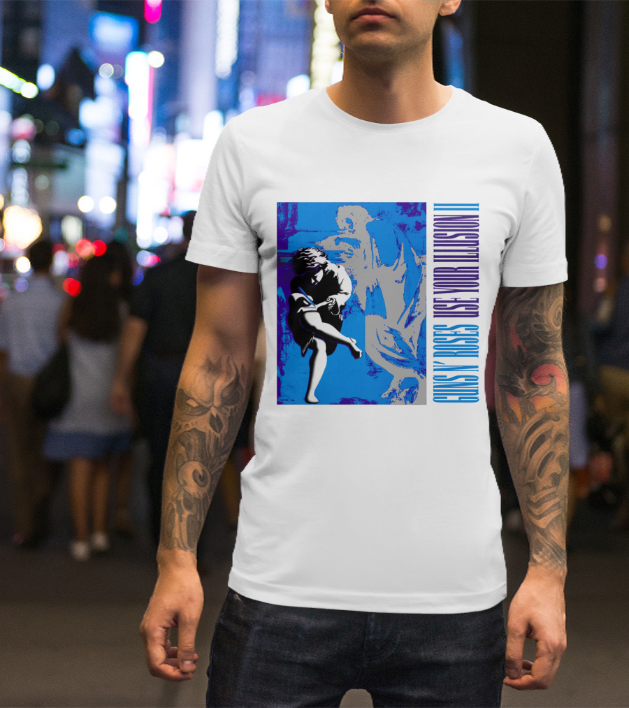 Guns N' Roses Use Your Illusion II Blue Cover T-Shirt