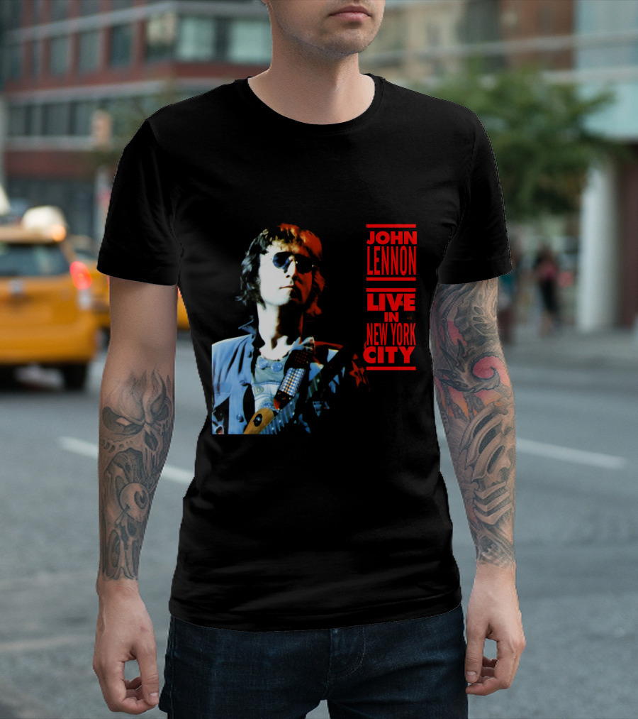John Lennon Live In New York City T-Shirt