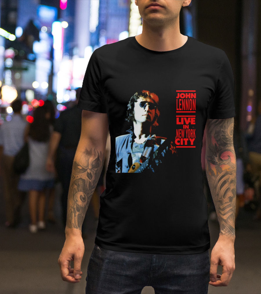 John Lennon Live In New York City T-Shirt