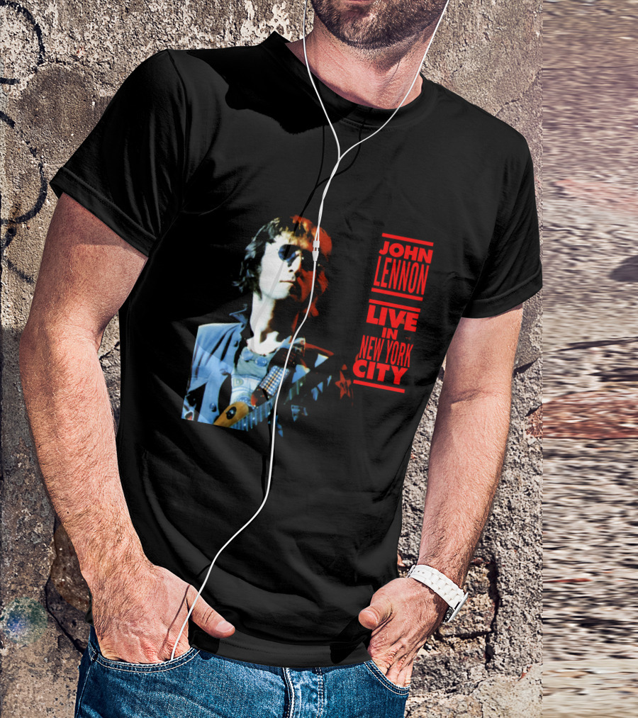 John Lennon Live In New York City T-Shirt
