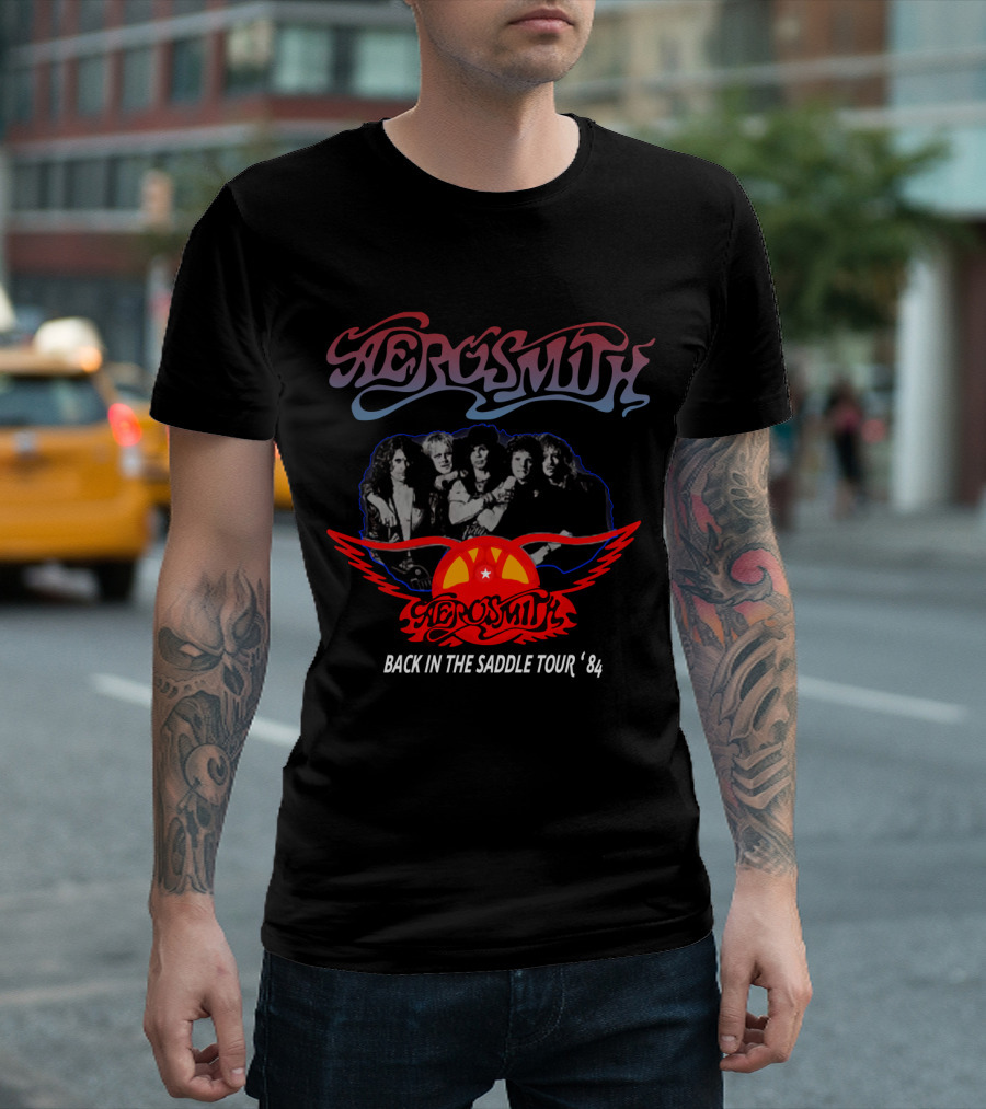 Aerosmith Back In The Saddle Tour '84 T-Shirt