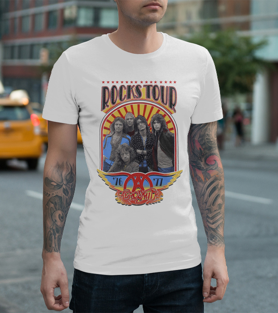 Rocks Tour '76 '77 Aerosmith T-Shirt