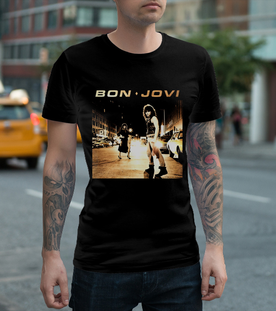 BON JOVI Urban Street Scene T-Shirt