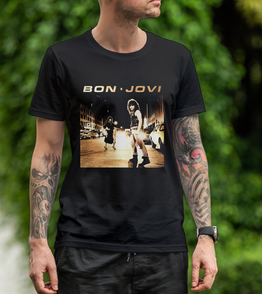 BON JOVI Urban Street Scene T-Shirt
