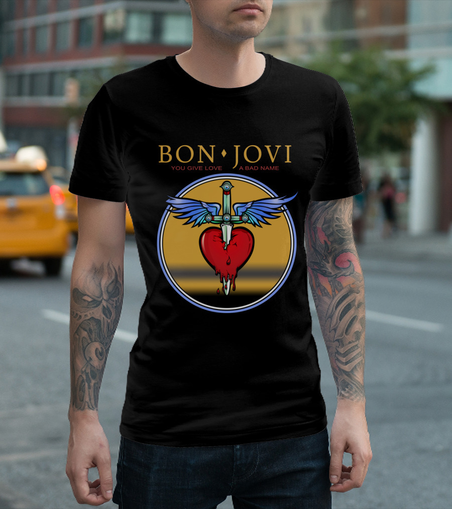 BON JOVI YOU GIVE LOVE A BAD NAME BJV 13 T-Shirt