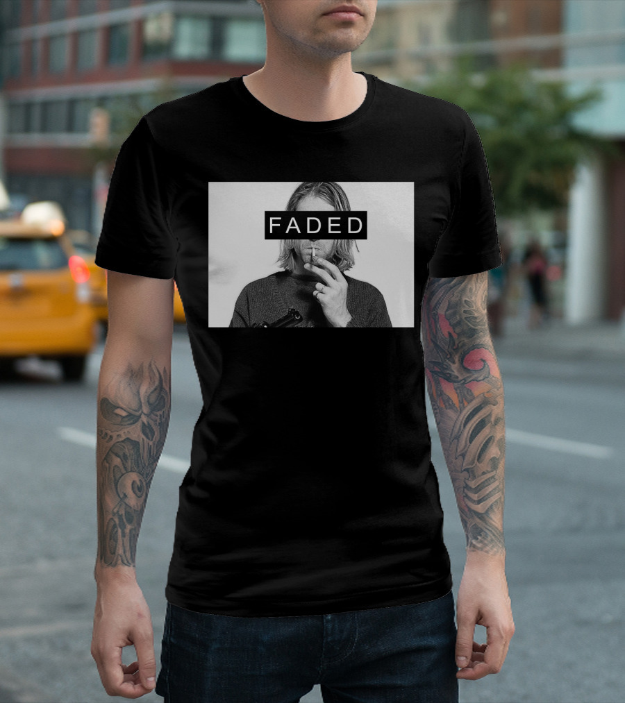 FADED NVN 17 Image with Cigarette T-Shirt