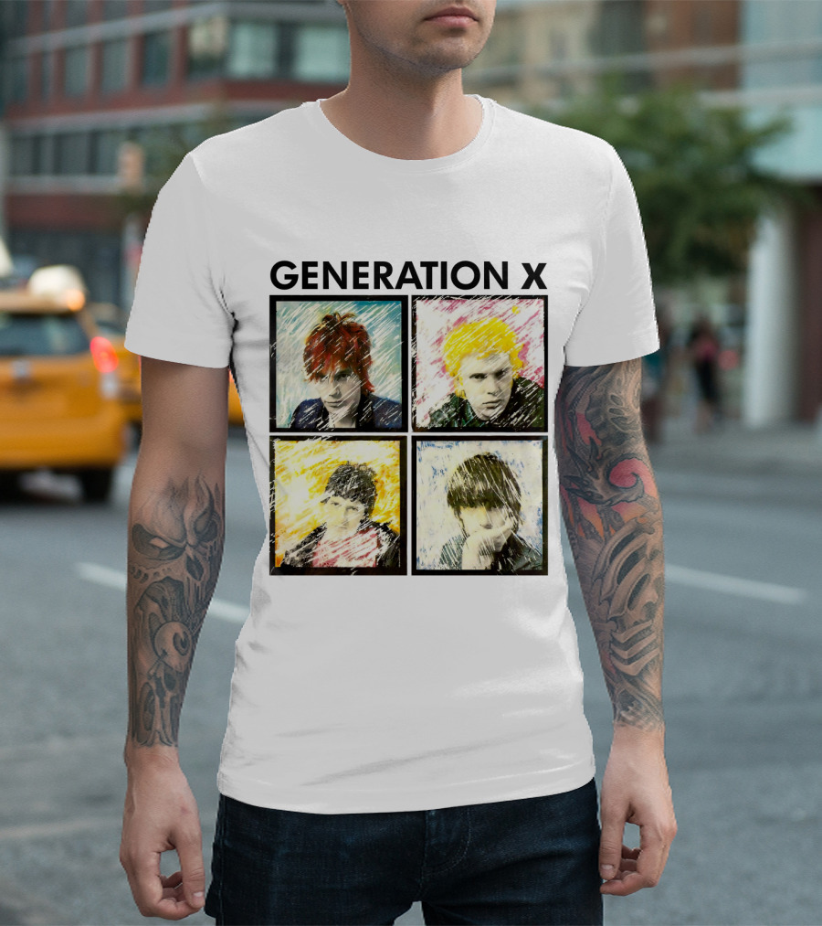 GENERATION X GX 02 Wild Pop Art Style Portraits T-Shirt