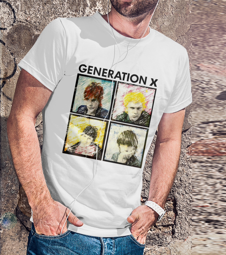GENERATION X GX 02 Wild Pop Art Style Portraits T-Shirt