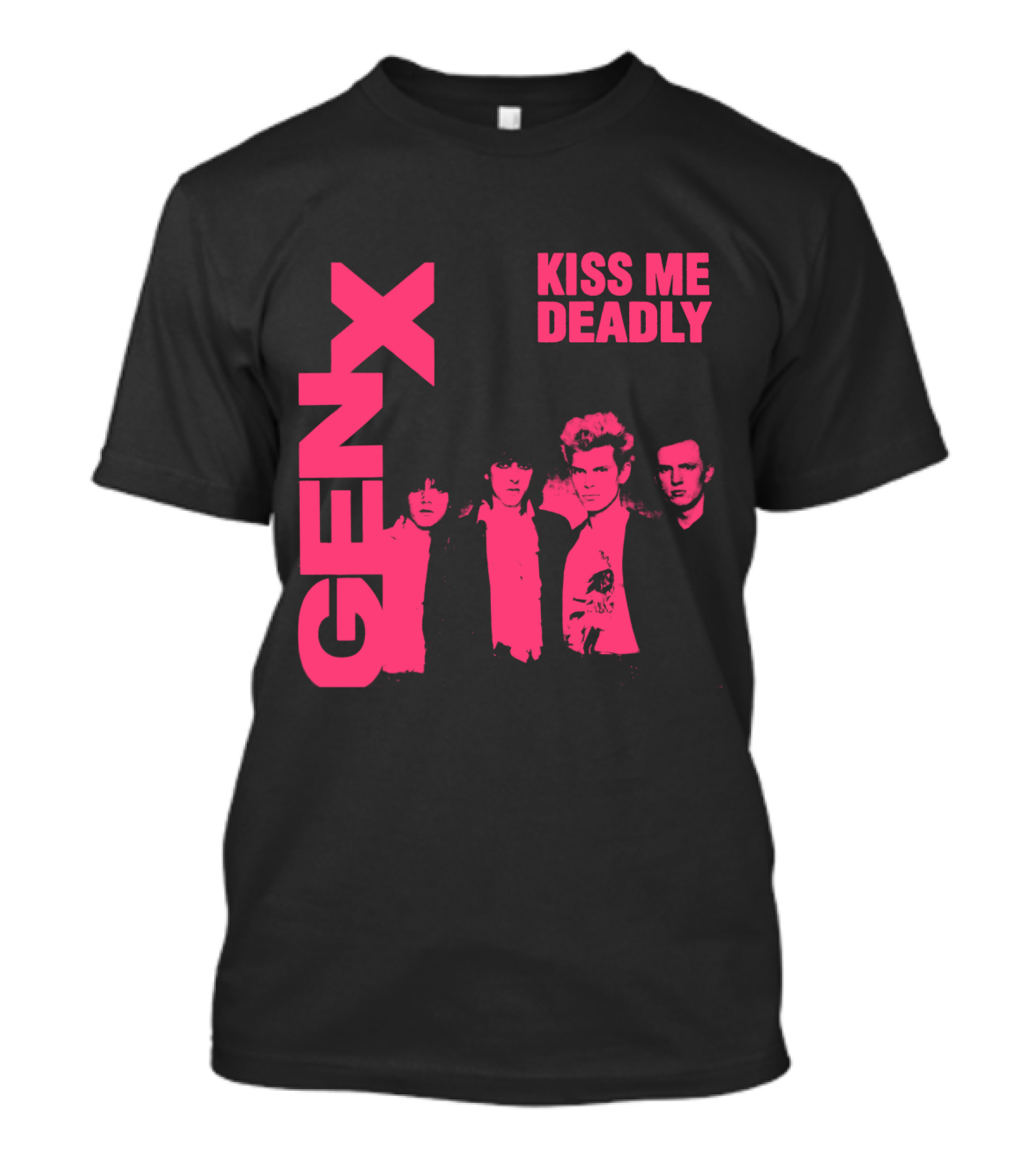GEN X Kiss Me Deadly Band T-Shirt