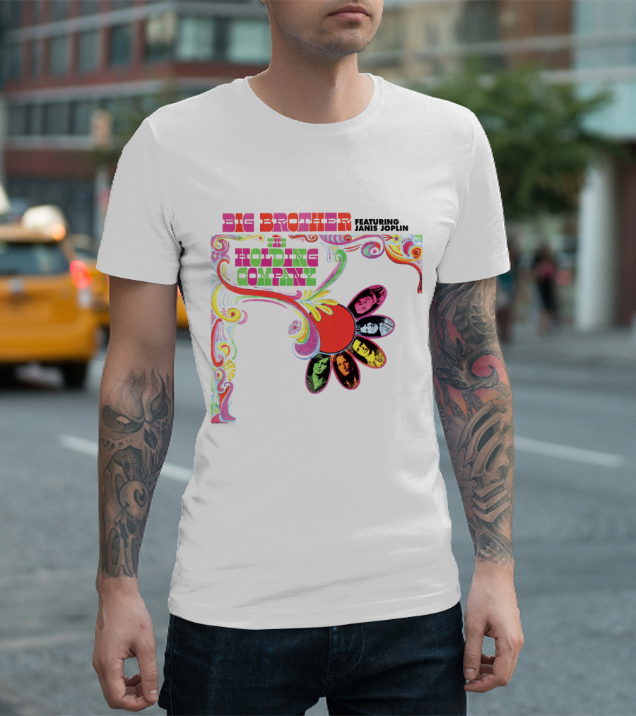 BIG BROTHER AND THE HOLDING COMPANY FEATURING JANIS JOPLIN T-Shirt