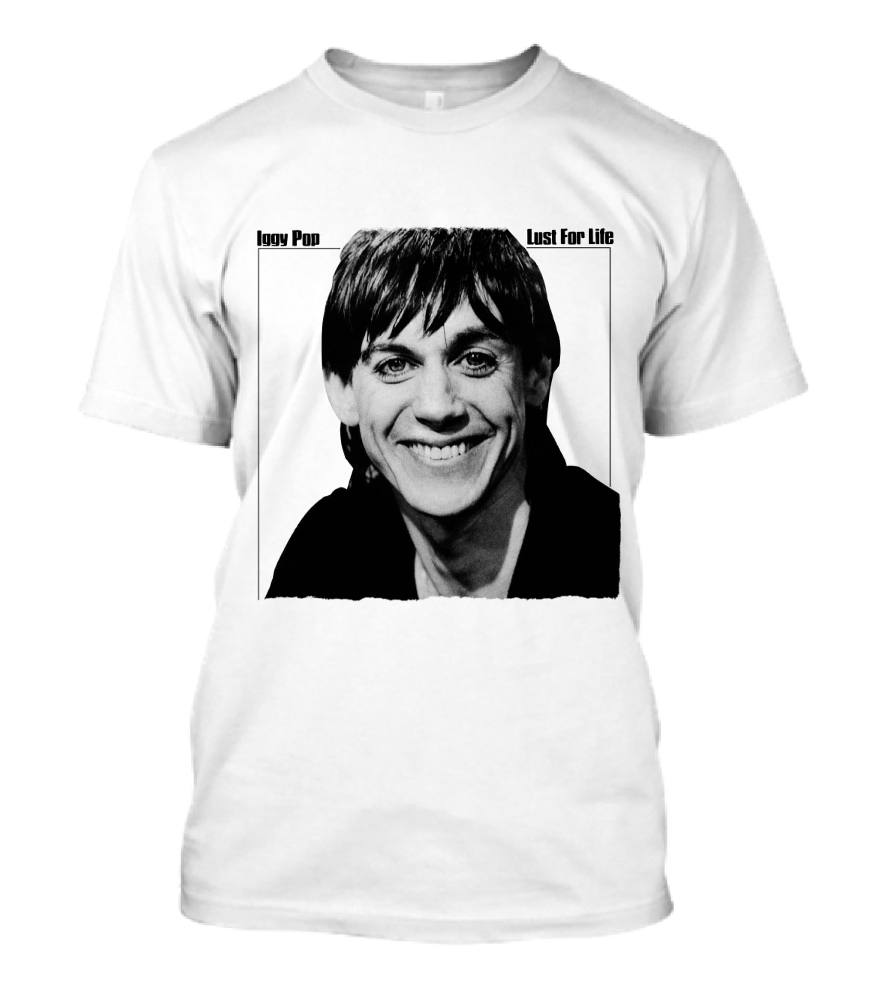 Iggy Pop Lust For Life Smiling Portrait IP&ST 02 T-Shirt