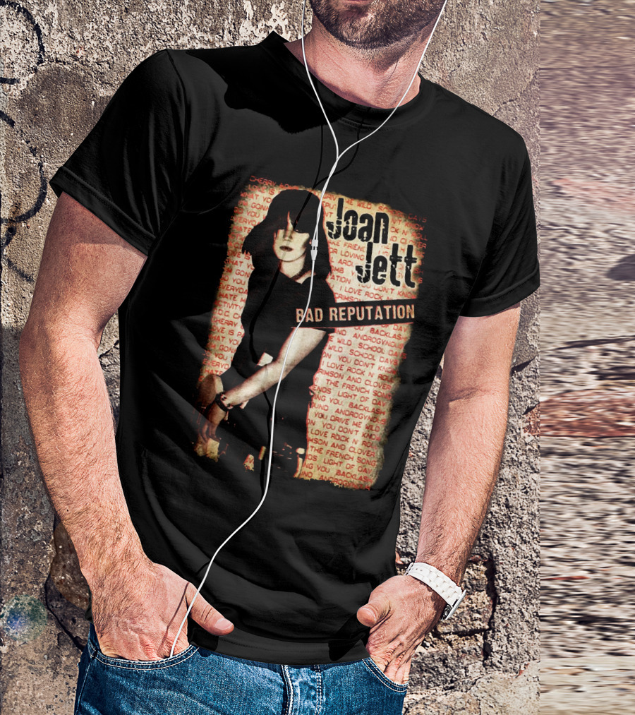 Joan Jett Bad Reputation Vintage Style T-Shirt