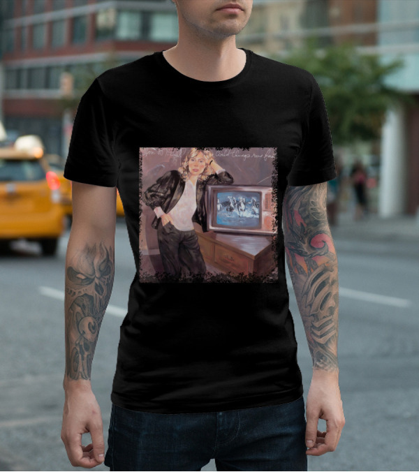 Joni Mitchell Wild Things Run Fast Album Cover T-Shirt