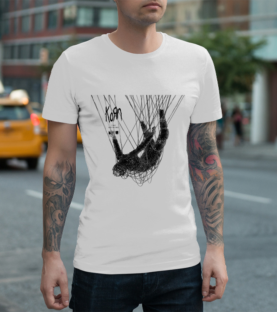 Korn The Nothing 16 String Covered Figure T-Shirt