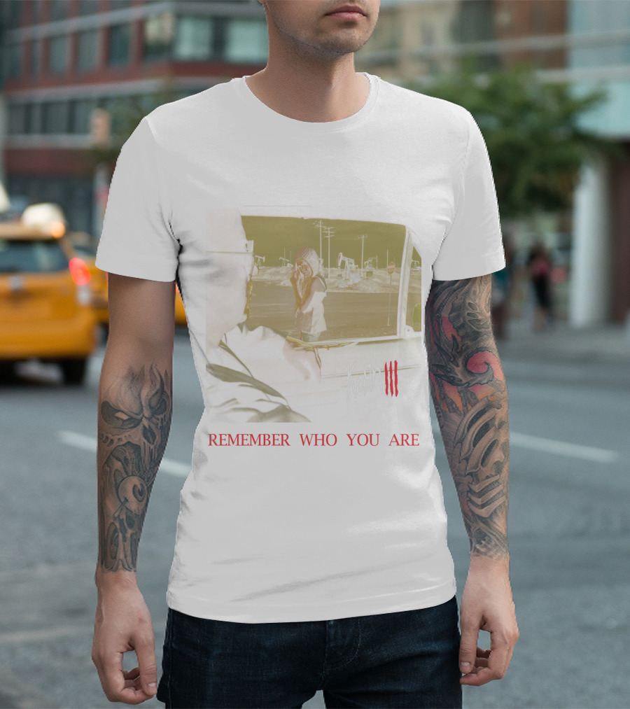 KORN III Remember Who You Are Album Cover T-Shirt